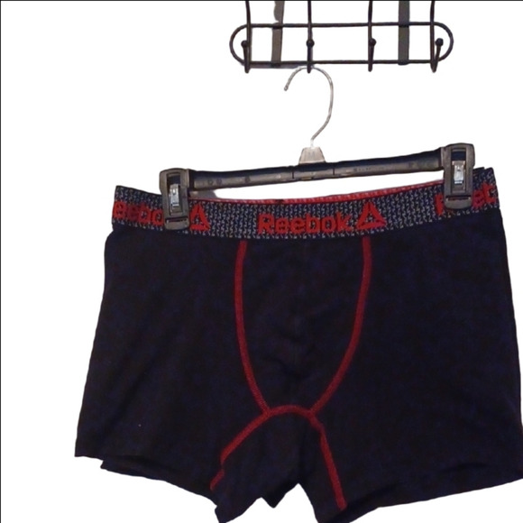 💙🌺 3 Reebok Men's Black Boxer Briefs. Size M - Picture 4 of 7